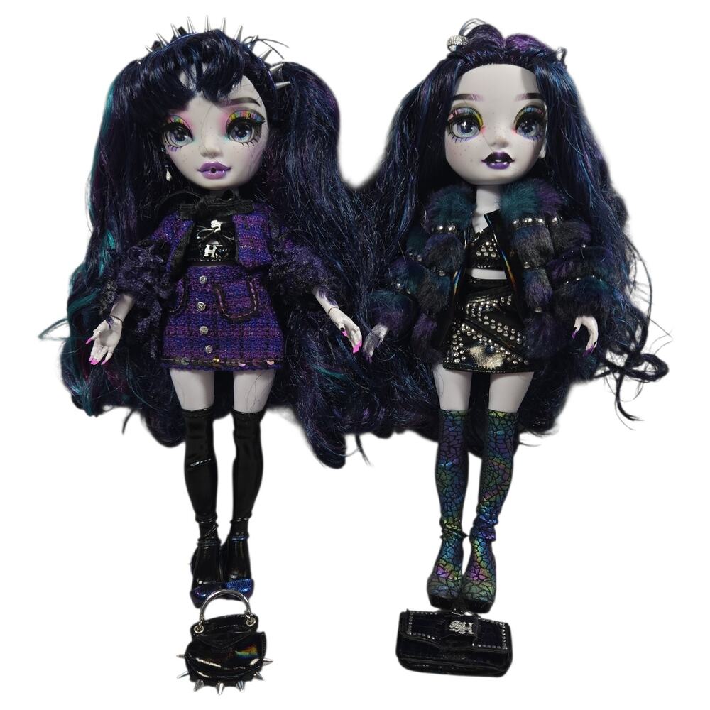 Shadow High Storm Twins Naomi Veronica Rainbow High Dolls Outfits Purses MGA